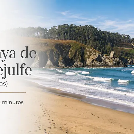 아파트 La Oca Casa 4 Con Patio Cerca De Playas De Navia *